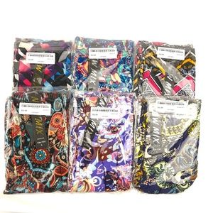 6 PAIR 92/8 BUTTER SOFT LEGGINGS NWT KIDS LARGE